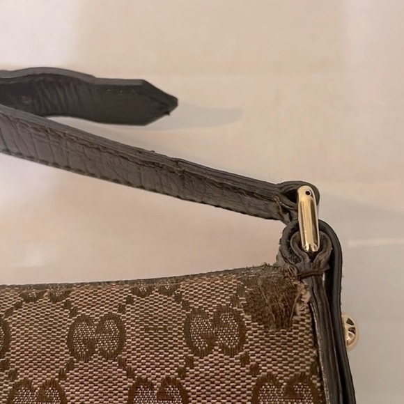 GG Canvas Horse Bit Vintage Authentic Crossbody Bag - Picture 5 of 8